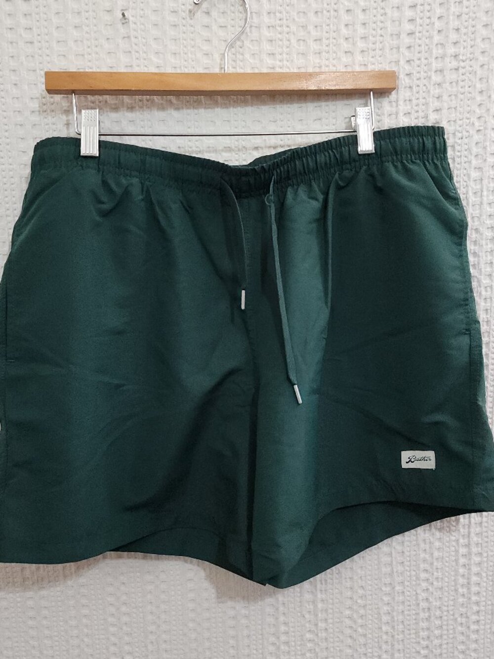 Bather Solid Swim Trunk in Pine green Size X-Large Men's NEW